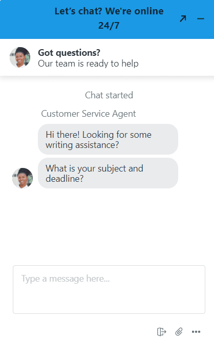 Customer support at PapersOwl